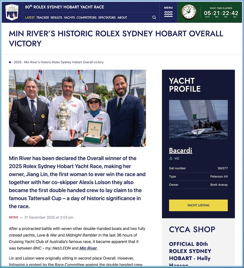 A screenshot of a news piece